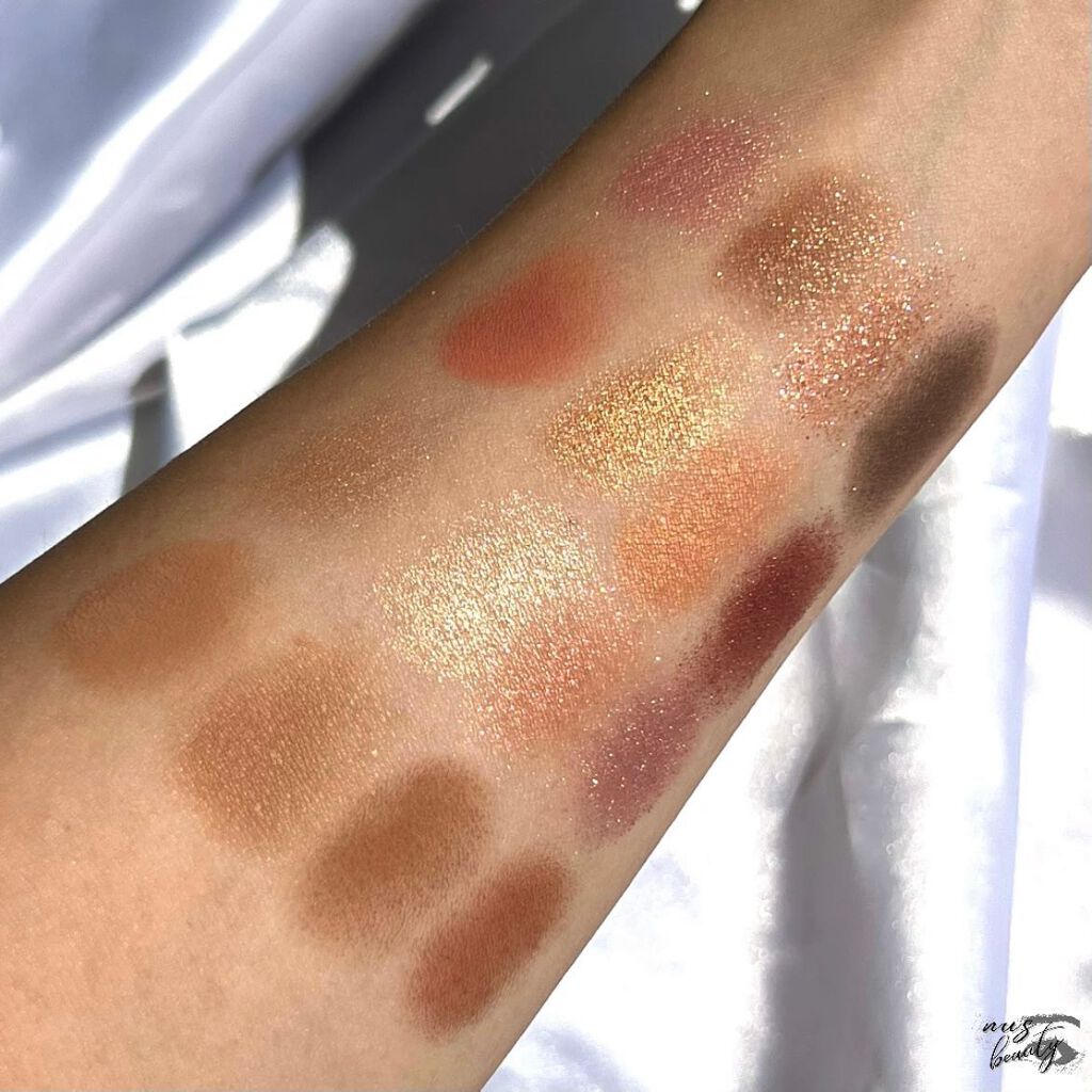 サマーアンレイテッド アイシャドーパレット/NARS/アイシャドウパレットを使ったクチコミ(4枚目)