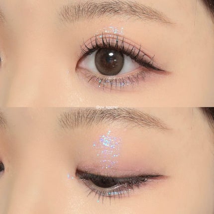 グラスグリッター/glow/グリッターを使ったクチコミ(4枚目)