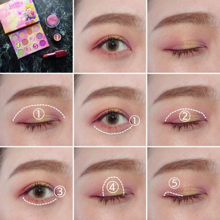 What Dreams Are Made Of/ColourPop/アイシャドウパレットを使ったクチコミ(4枚目)