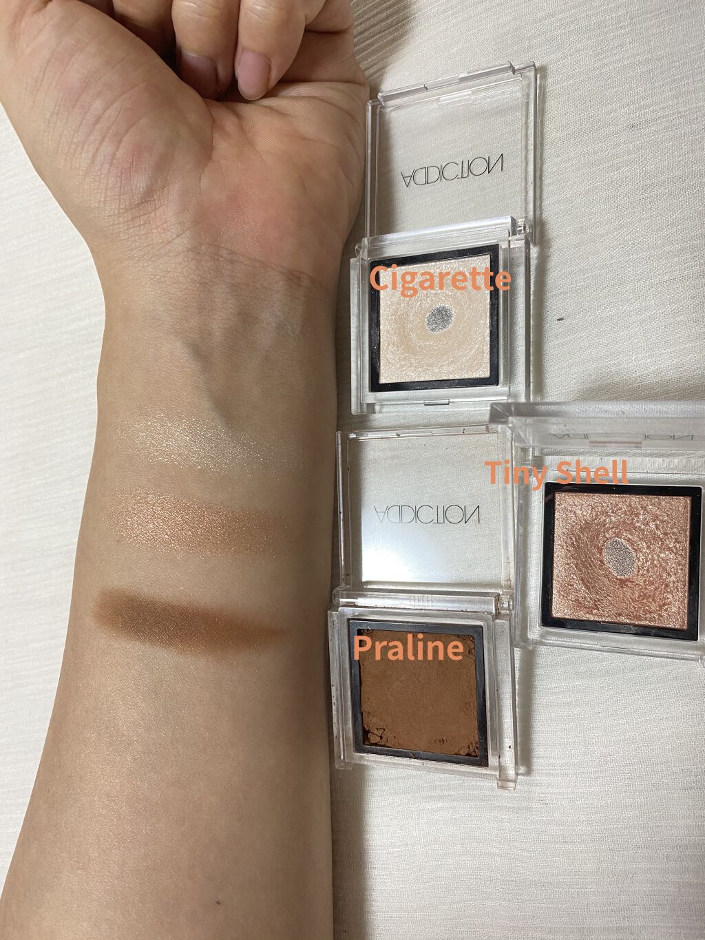 アディクション ザ アイシャドウ クリーム/ADDICTION/ジェル・クリームアイシャドウを使ったクチコミ（2枚目）