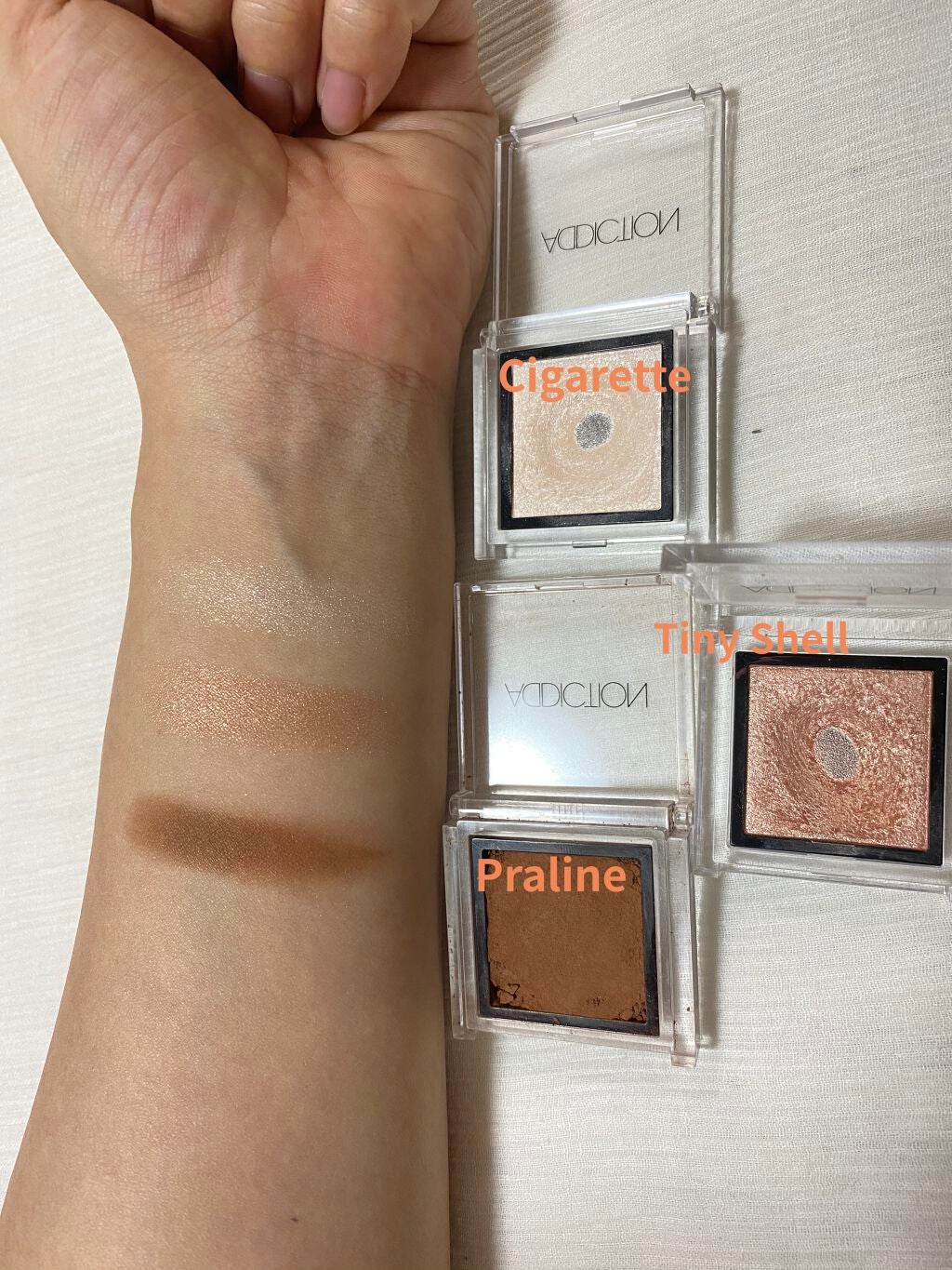 アディクション ザ アイシャドウ スパークル/ADDICTION/単色アイシャドウを使ったクチコミ(2枚目)