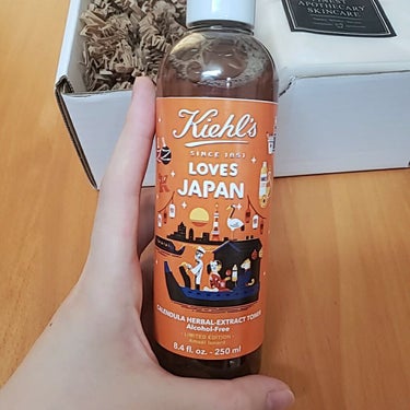 キールズ ハーバル トナー CL アルコールフリー Kiehl‘s LOVES JAPAN 限定エディション 250ml/Kiehl's/化粧水を使ったクチコミ（1枚目）