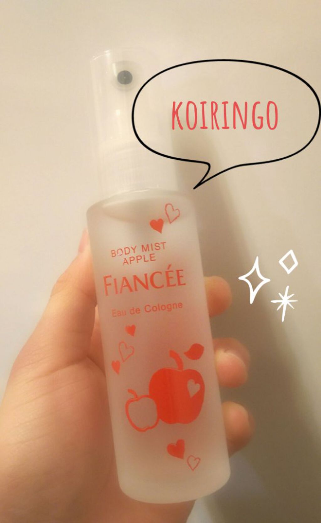 ボディミスト 恋りんごの香り/フィアンセ/香水(レディース)を使ったクチコミ(1枚目)