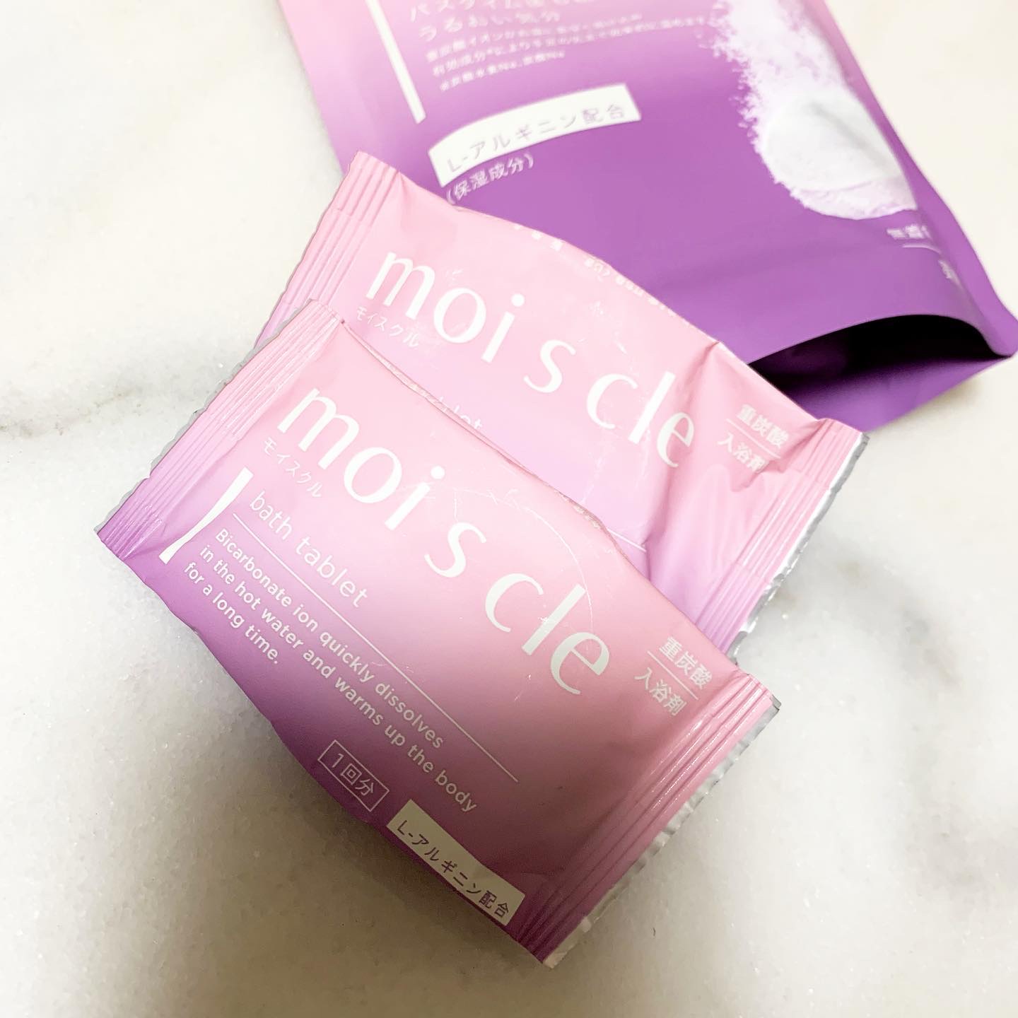 重炭酸入浴剤 moi s cle /アイリスオーヤマ/炭酸系入浴剤を使ったクチコミ（2枚目）