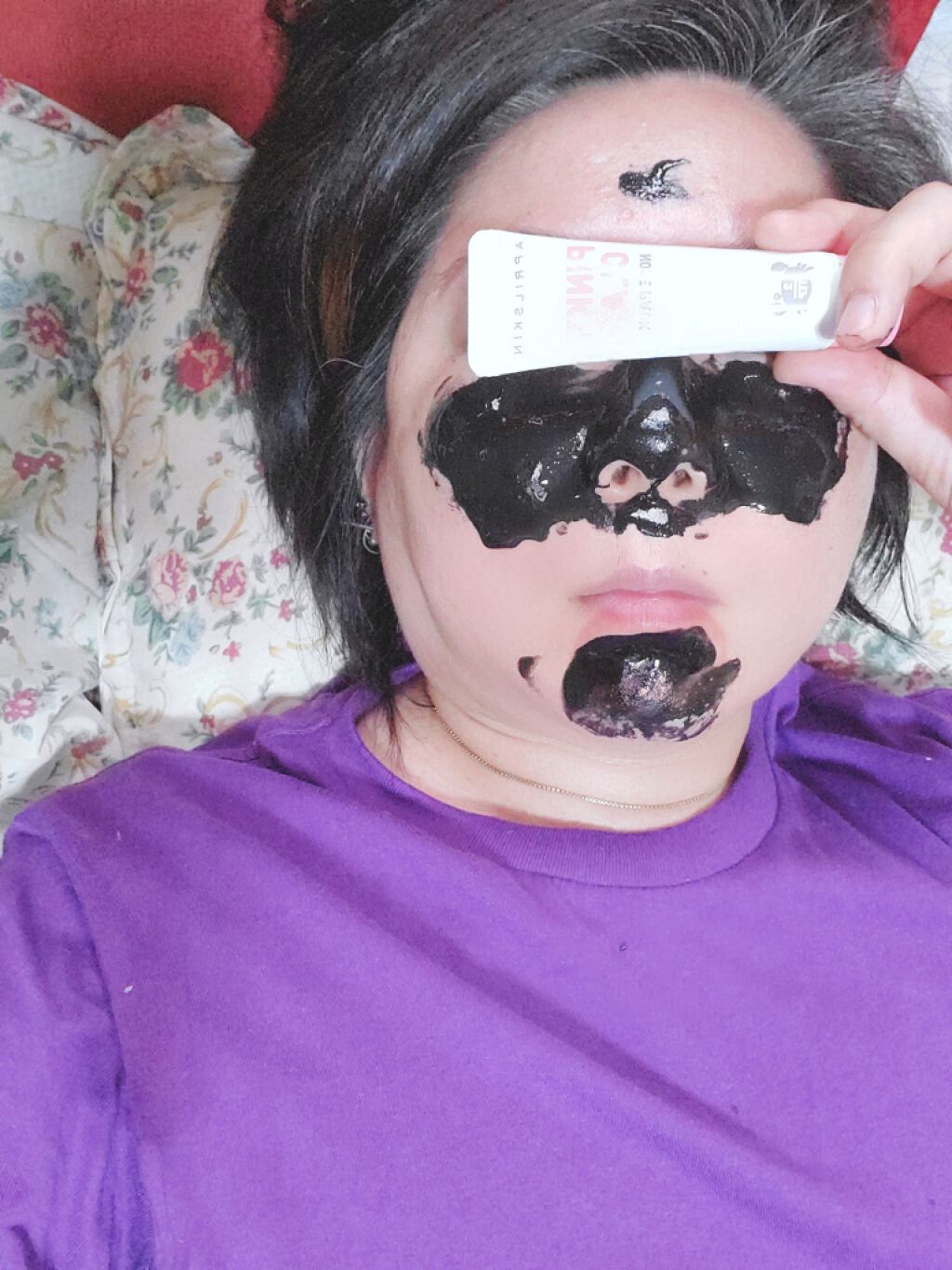 ピンキークレイ鼻パック/APRILSKIN/洗い流すパック・マスクを使ったクチコミ(1枚目)