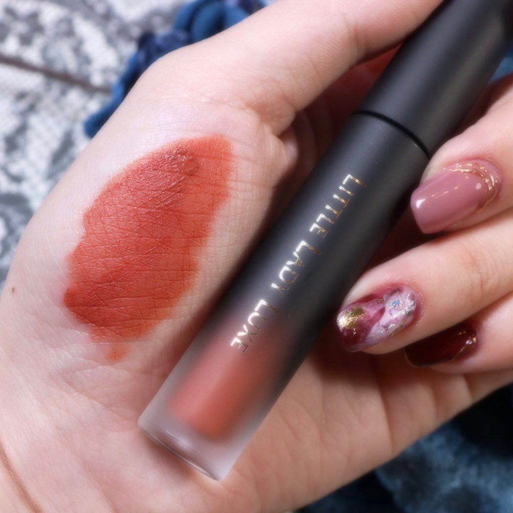  ムースティントリップ  04 キャラメルムース(限定色) /リトルレディ リュクス/リップティントを使ったクチコミ（3枚目）