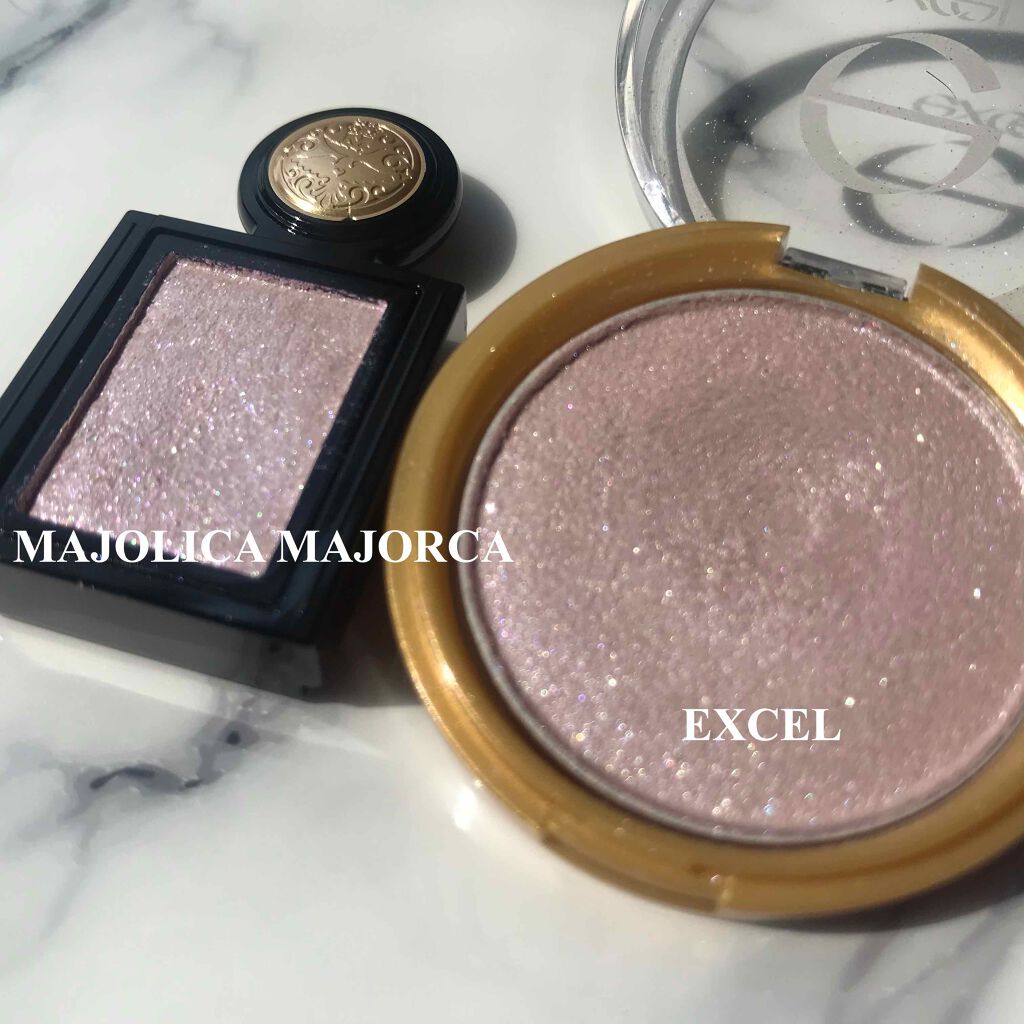 シャイニーシャドウ N/excel/単色アイシャドウを使ったクチコミ(3枚目)