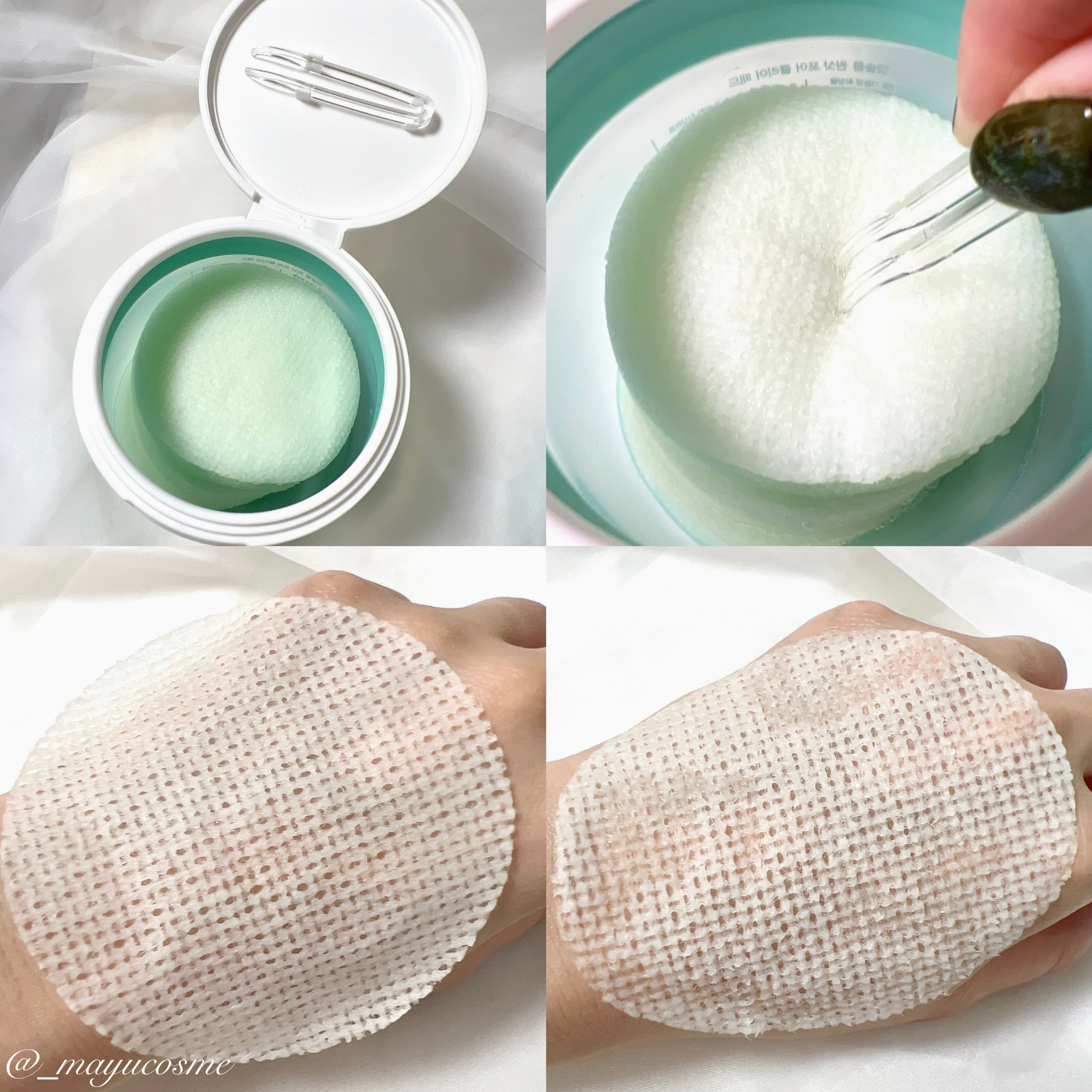 ワンショットポアクリアパッド/ABSOLOOP/トナーパッドを使ったクチコミ（2枚目）