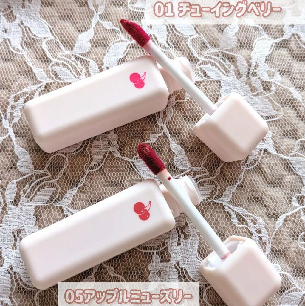 チューインガムベルベットティント/KIRSH(キルシー)/リップティントを使ったクチコミ（2枚目）