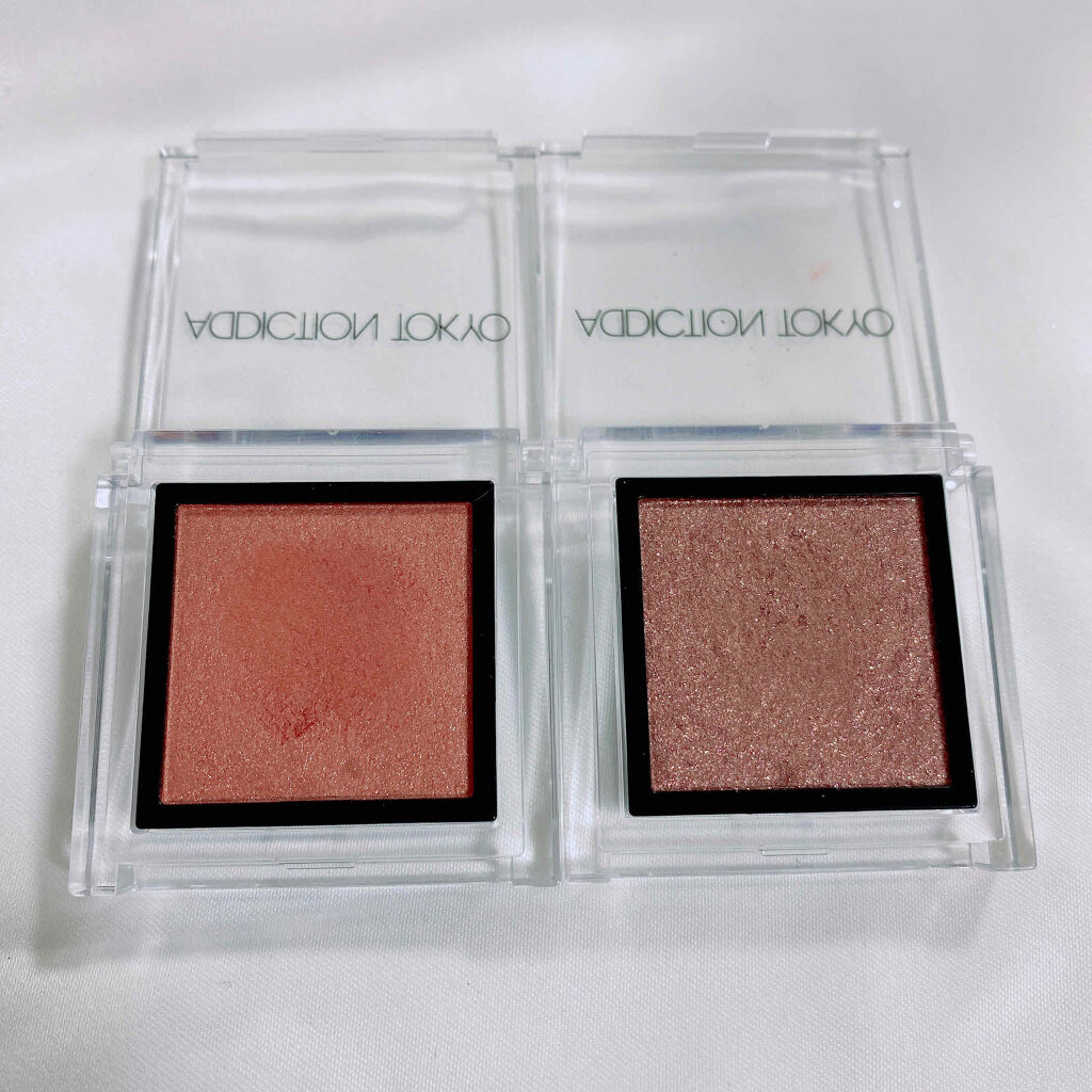 ザ アイシャドウ L 166 Acidic Red/ADDICTION/単色アイシャドウを使ったクチコミ（2枚目）