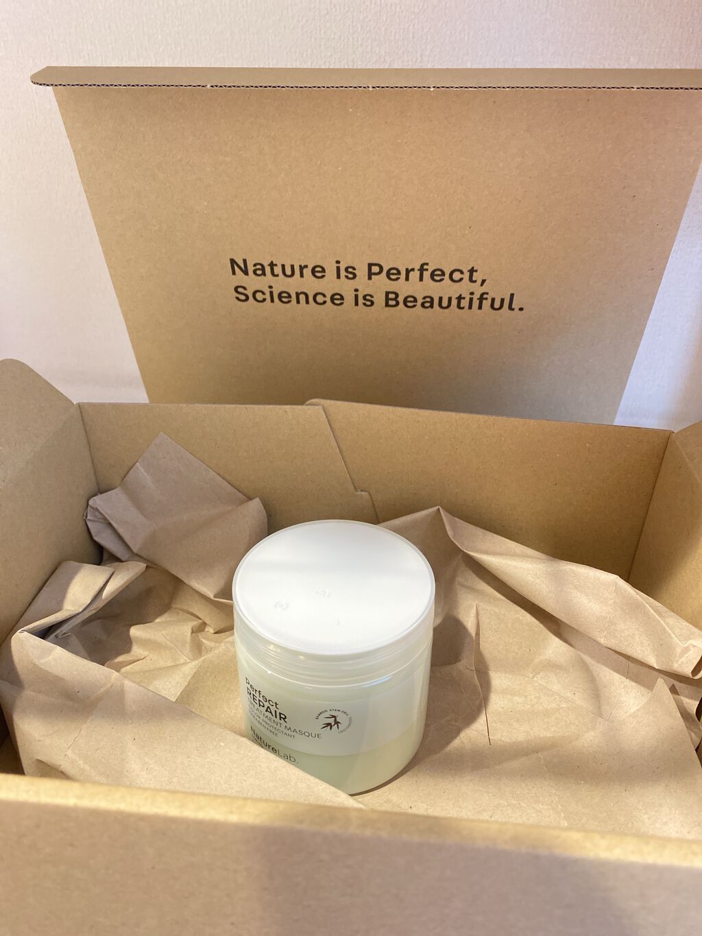 パーフェクト リペア ヘアトリートメントマスク/NatureLab. TOKYO/ヘアマスク・ヘアパックを使ったクチコミ(1枚目)