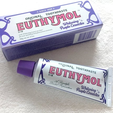 ホワイトパープル歯みがき ピーチフローラルミントの香り/EUTHYMOL/歯磨き粉を使ったクチコミ(1枚目)