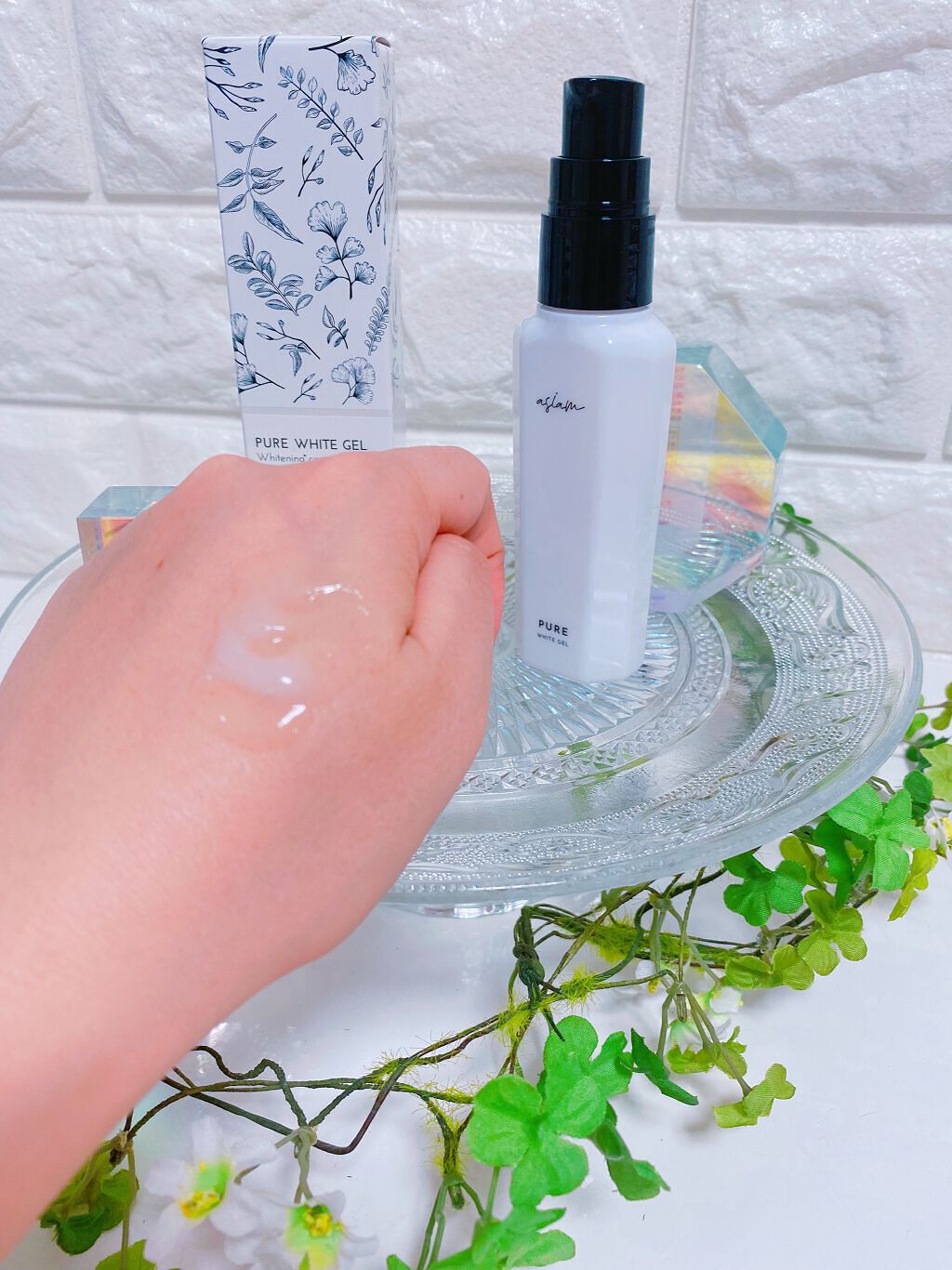 ピュアホワイトジェル/asiam/オールインワン化粧品を使ったクチコミ(5枚目)
