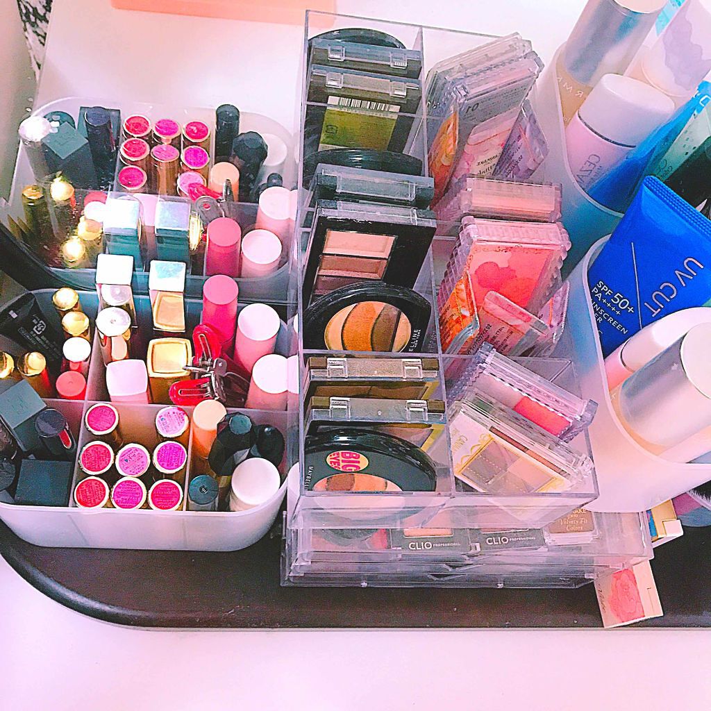 3段式クリアーケース/DAISO/その他化粧小物を使ったクチコミ(1枚目)