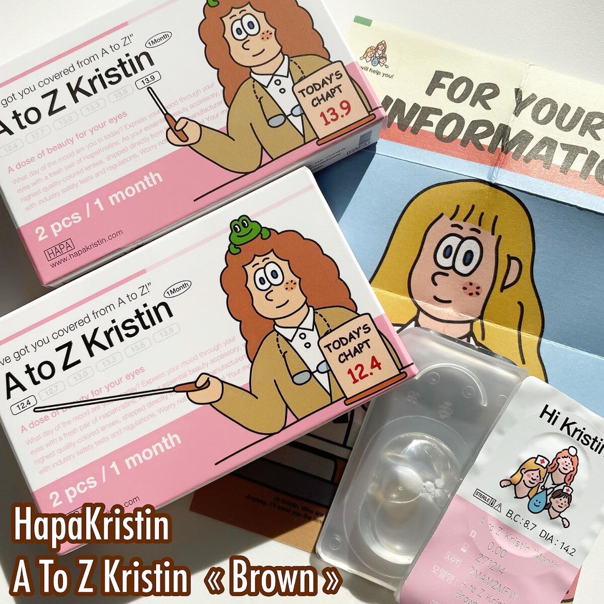 A to Z Kristin/Hapa kristin/カラーコンタクトレンズを使ったクチコミ(4枚目)