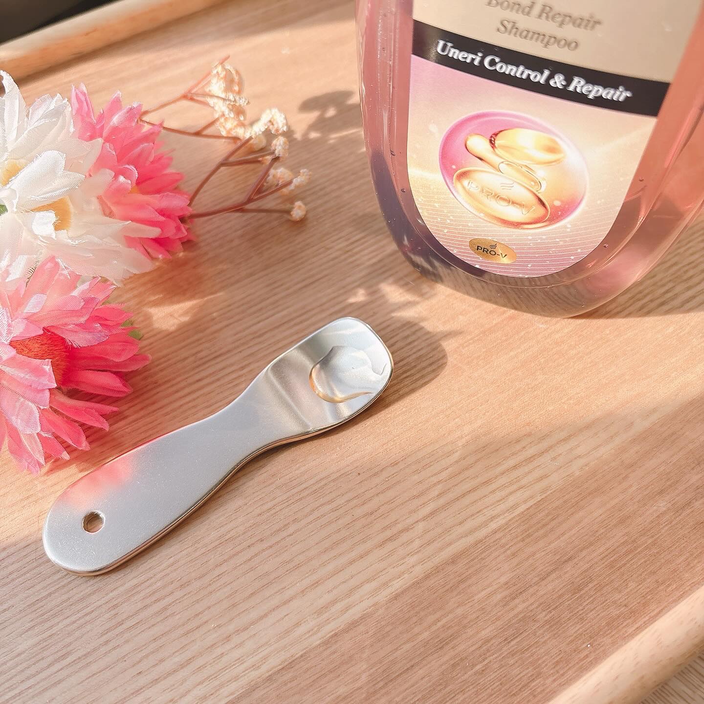 ミラクルズ うねりコントロール&リペア ボンドリペア シャンプー/トリートメント/パンテーン/市販シャンプーを使ったクチコミ（2枚目）