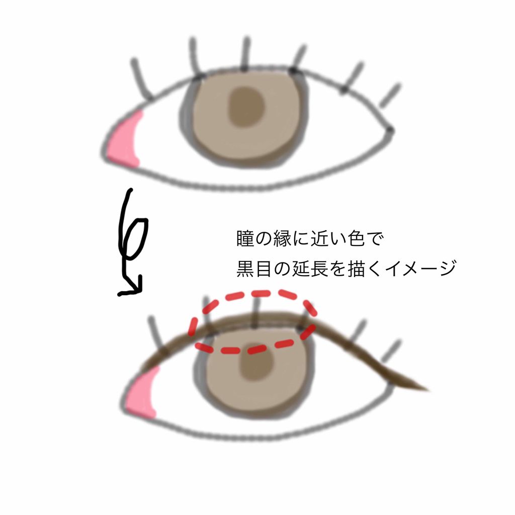 モテライナー リキッド/flowfushi/リキッドアイライナーを使ったクチコミ（3枚目）