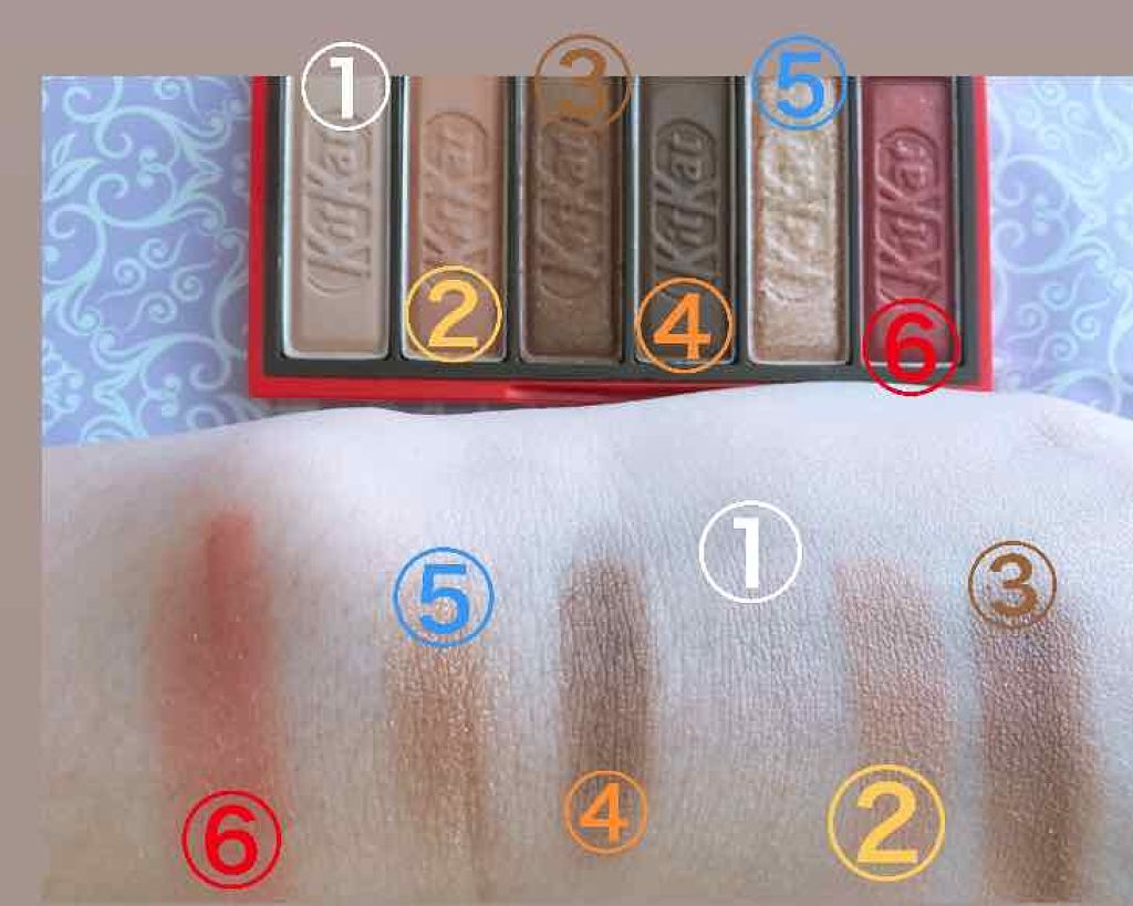 プレイカラーアイズ ミニ #キットカットオリジナル/ETUDE/アイシャドウパレットを使ったクチコミ（2枚目）