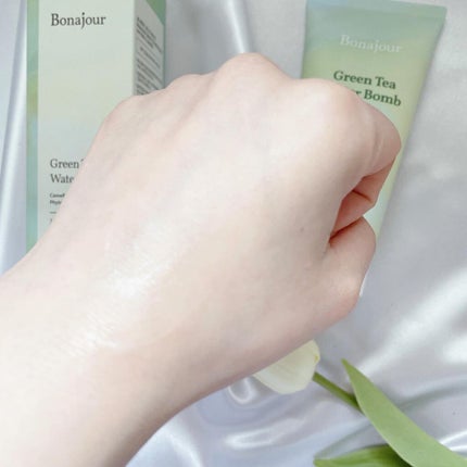 グリーンティーウォーターボム/Bonajour/フェイスクリームを使ったクチコミ(5枚目)