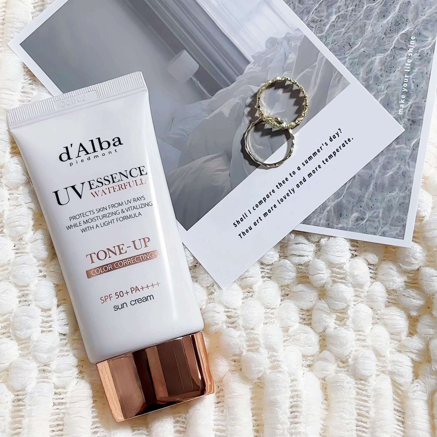 ウォータフルトーンアップサンクリーム/ダルバ/日焼け止めクリームを使ったクチコミ（1枚目）