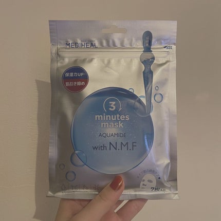 3ミニッツマスク:アクアマイドwith N.M.F/MEDIHEAL/シートマスク・パックを使ったクチコミ(1枚目)