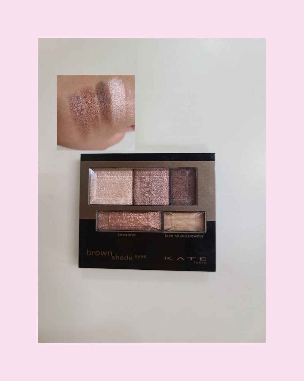 ブラウンシェードアイズN BR-3(セピア)/KATE/アイシャドウパレットを使ったクチコミ（1枚目）