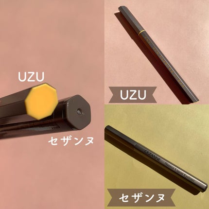 ニュアンスリキッドアイライナー/CEZANNE/リキッドアイライナーを使ったクチコミ(3枚目)