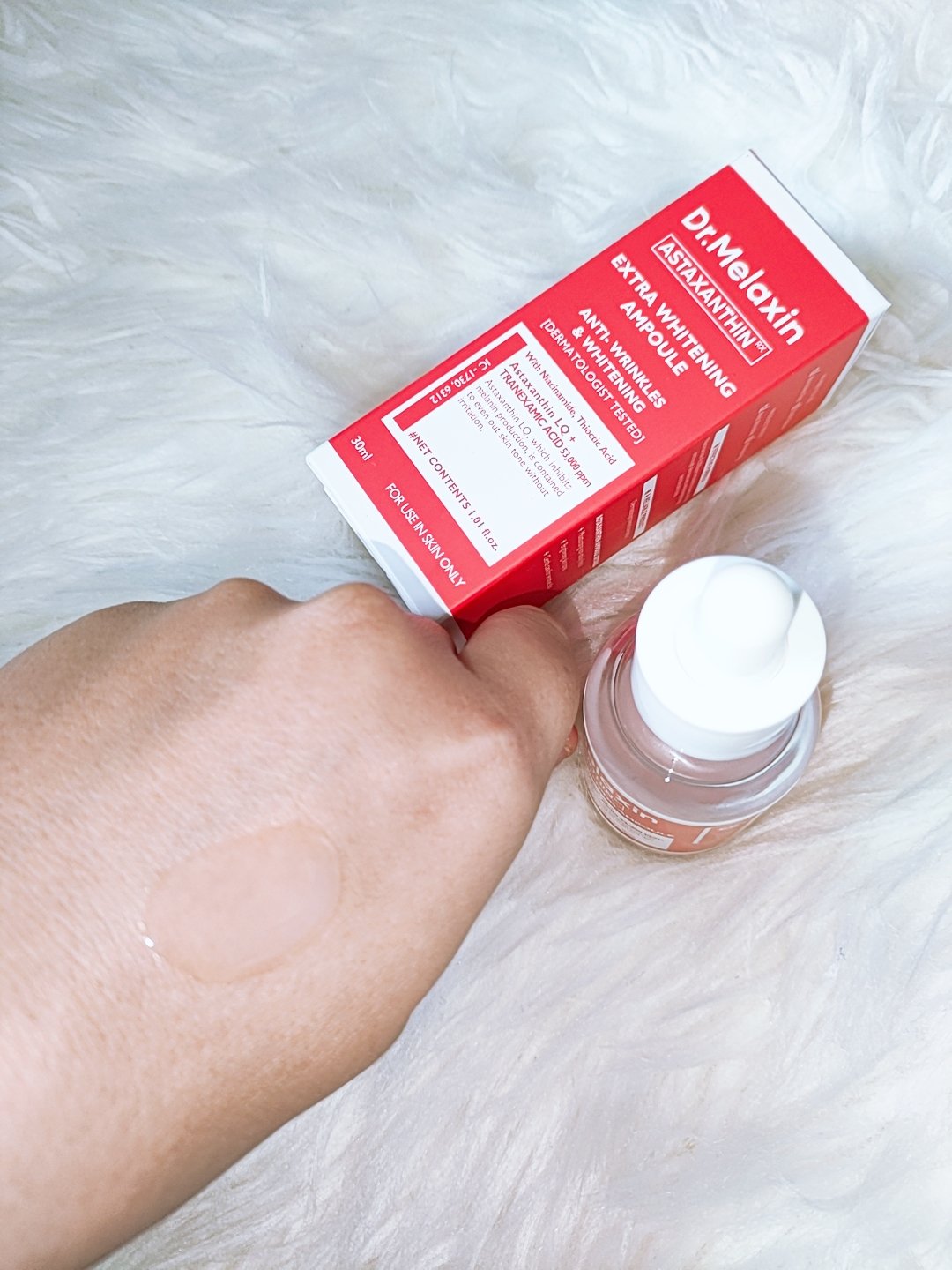 アスタキサンチンアンプル/Dr.Melaxin/美容液を使ったクチコミ（2枚目）