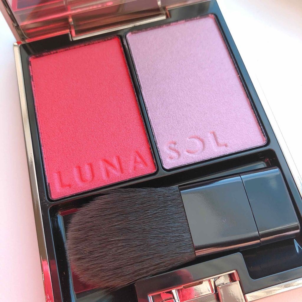 カラーリンググレイズ/LUNASOL/パウダーチークを使ったクチコミ(1枚目)