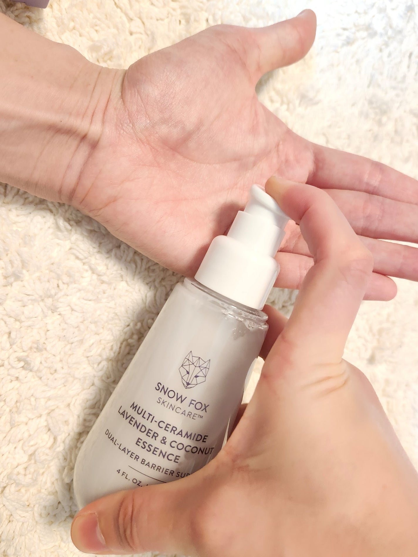 フレンチ ガーデン ミルキー エッセンス/SNOW FOX SKINCARE/美容液を使ったクチコミ(3枚目)