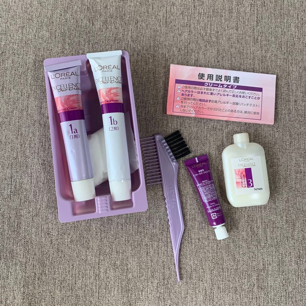 エクセランス R クリームタイプ /ロレアル パリ/ヘアカラーを使ったクチコミ(1枚目)