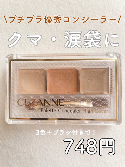 パレットコンシーラー/CEZANNE/パレットコンシーラーを使ったクチコミ(1枚目)