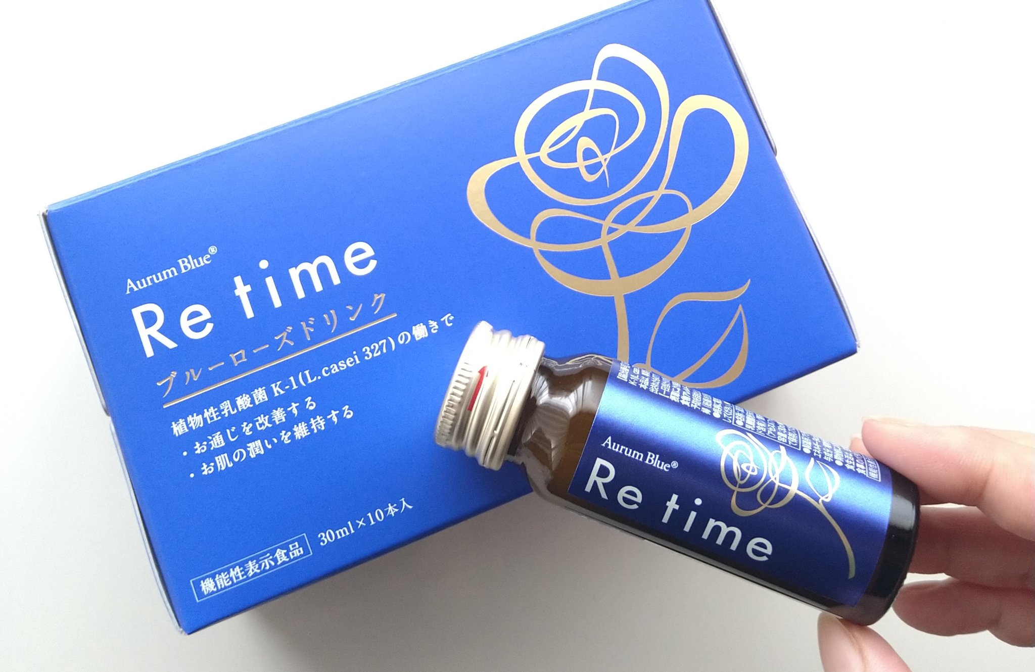 Re time ブルーローズドリンク/オーラムブルー/美容ドリンクを使ったクチコミ（1枚目）