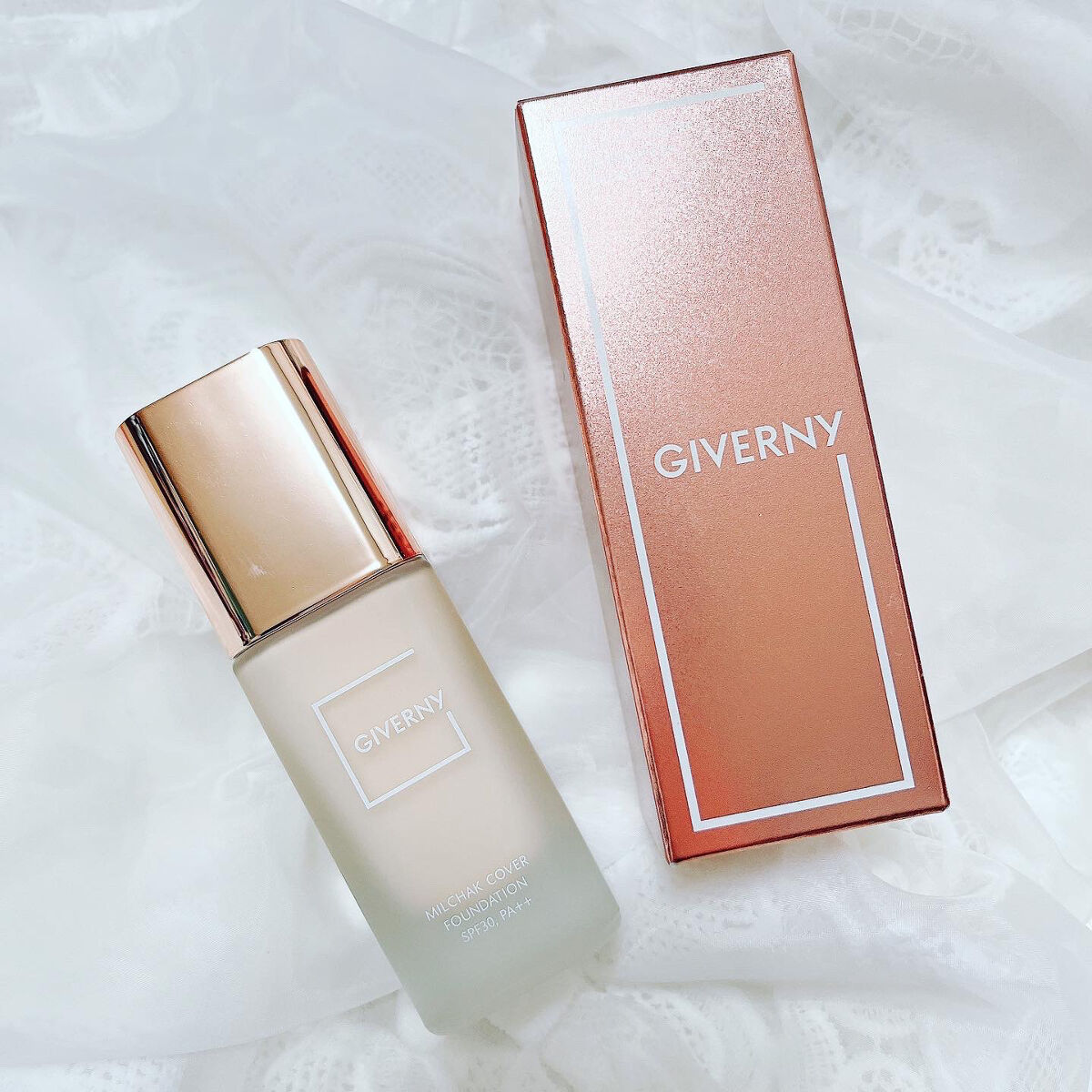 密着カバーファンデーション/GIVERNY/リキッドファンデーションを使ったクチコミ（2枚目）