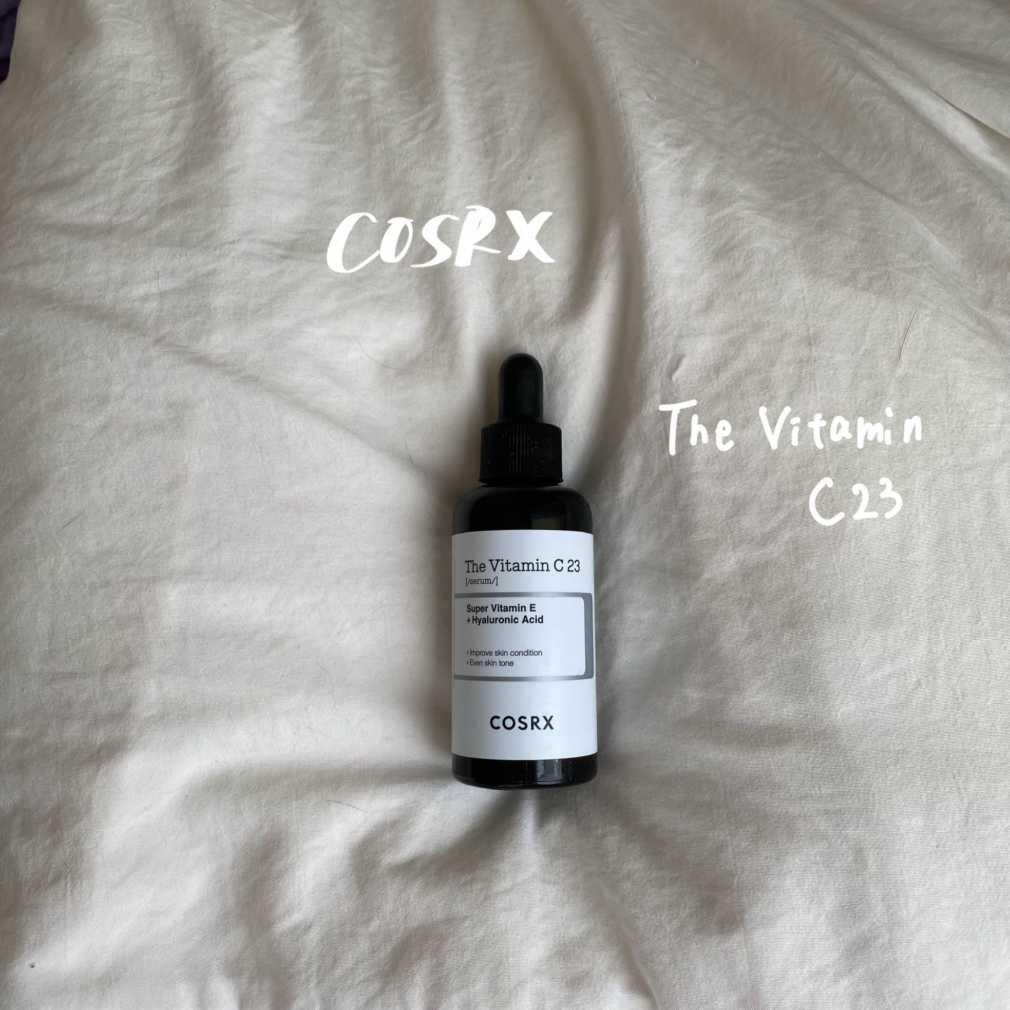 【COSRX】
RXザ・ビタミンC23セラム¥2,480


COSRXのRXザ・ビタミンC23セラム
1本使い切って現在2本目使用中です！


23%の純粋ビタミンCが配合されていて
肌のキメ、ツヤ、ブライトニングなどの効果が期待できるみ