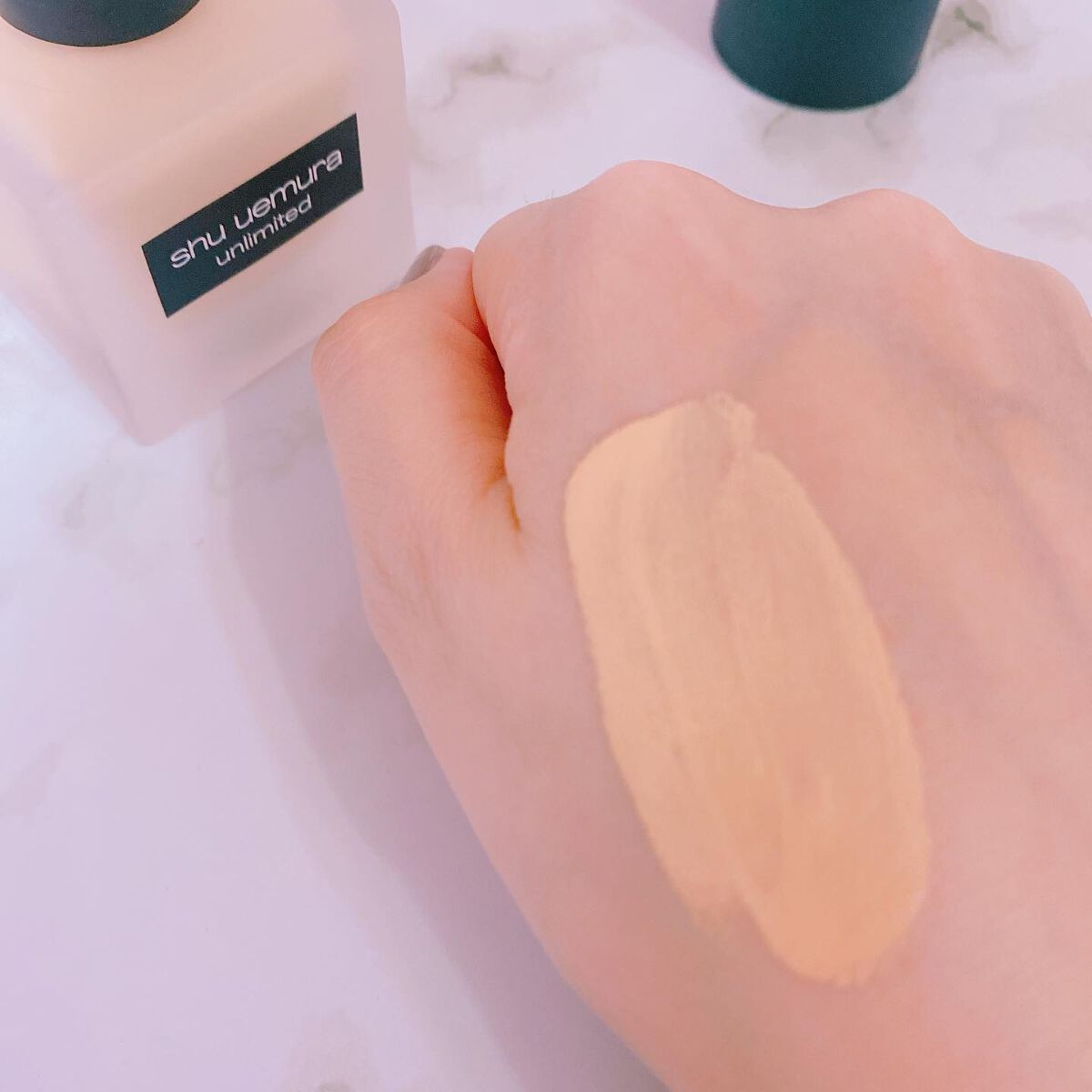 （旧）アンリミテッド ラスティング フルイド/shu uemura/リキッドファンデーションを使ったクチコミ（3枚目）