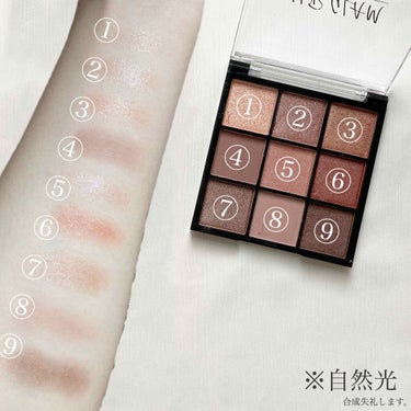 UR GLAM　BLOOMING EYE COLOR PALETTE/U R GLAM/パウダーアイシャドウを使ったクチコミ（4枚目）