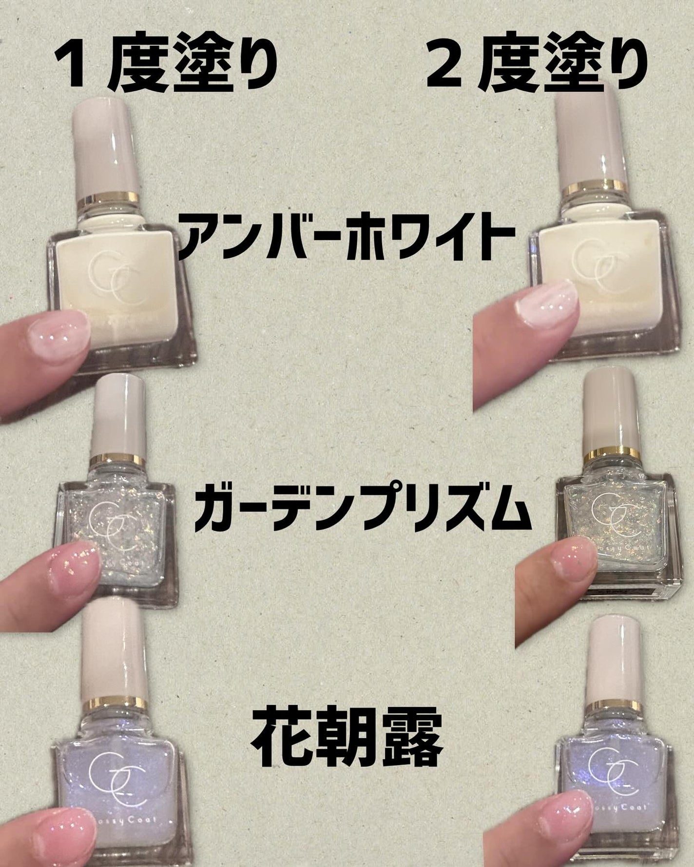 グロッシーコート/スキューズミー/オールインワンネイルを使ったクチコミ(3枚目)