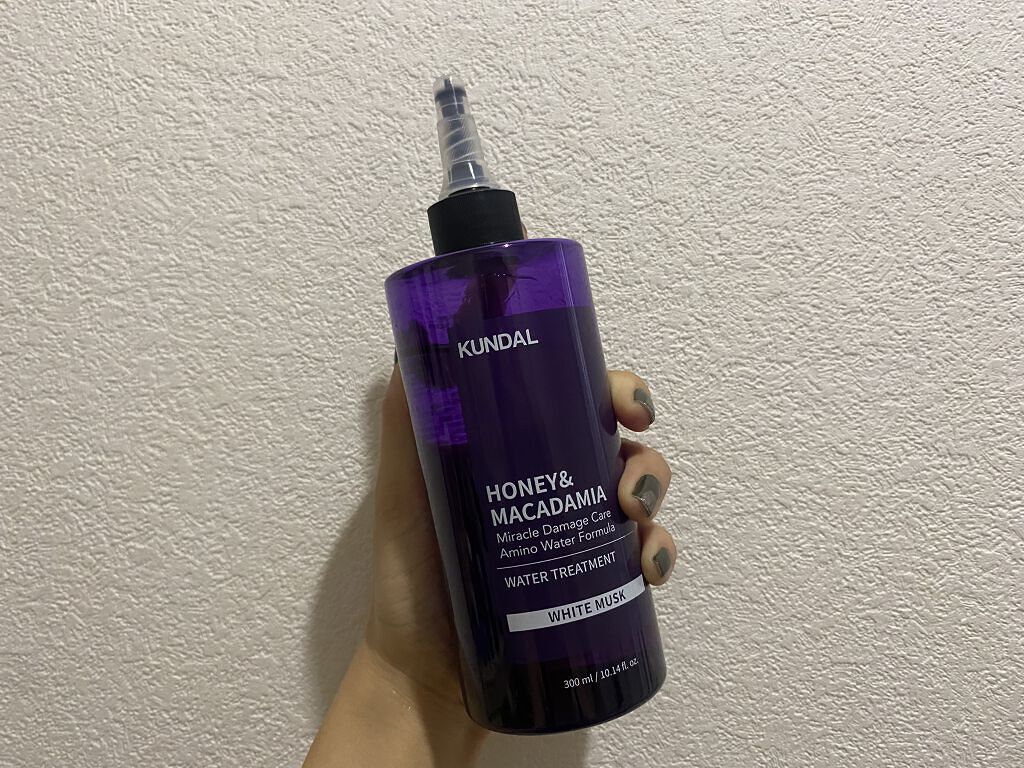 
クンダルシリーズは結構色んなものを使ってますが、ウォータートリートメントは今回初めて購入！

ウォータートリートメントはmoremoが有名ですが
、クンダルも良き◎
放置時間が短いのにしっとりサラサラで手軽にヘアケア出来るのでおすすめ！
