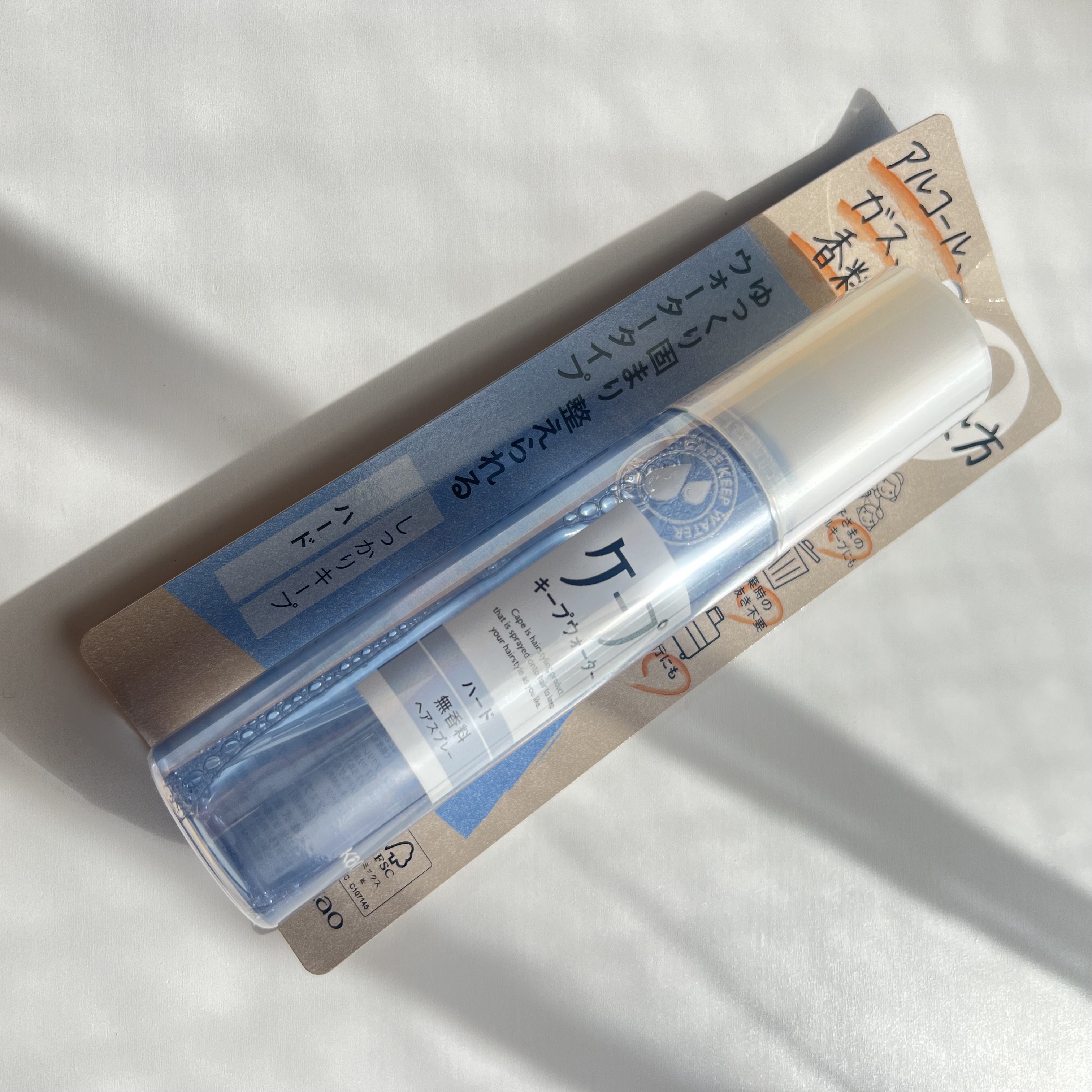 ケープ キープウォーター ハード <無香料>/ケープ/ヘアスプレーを使ったクチコミ（1枚目）