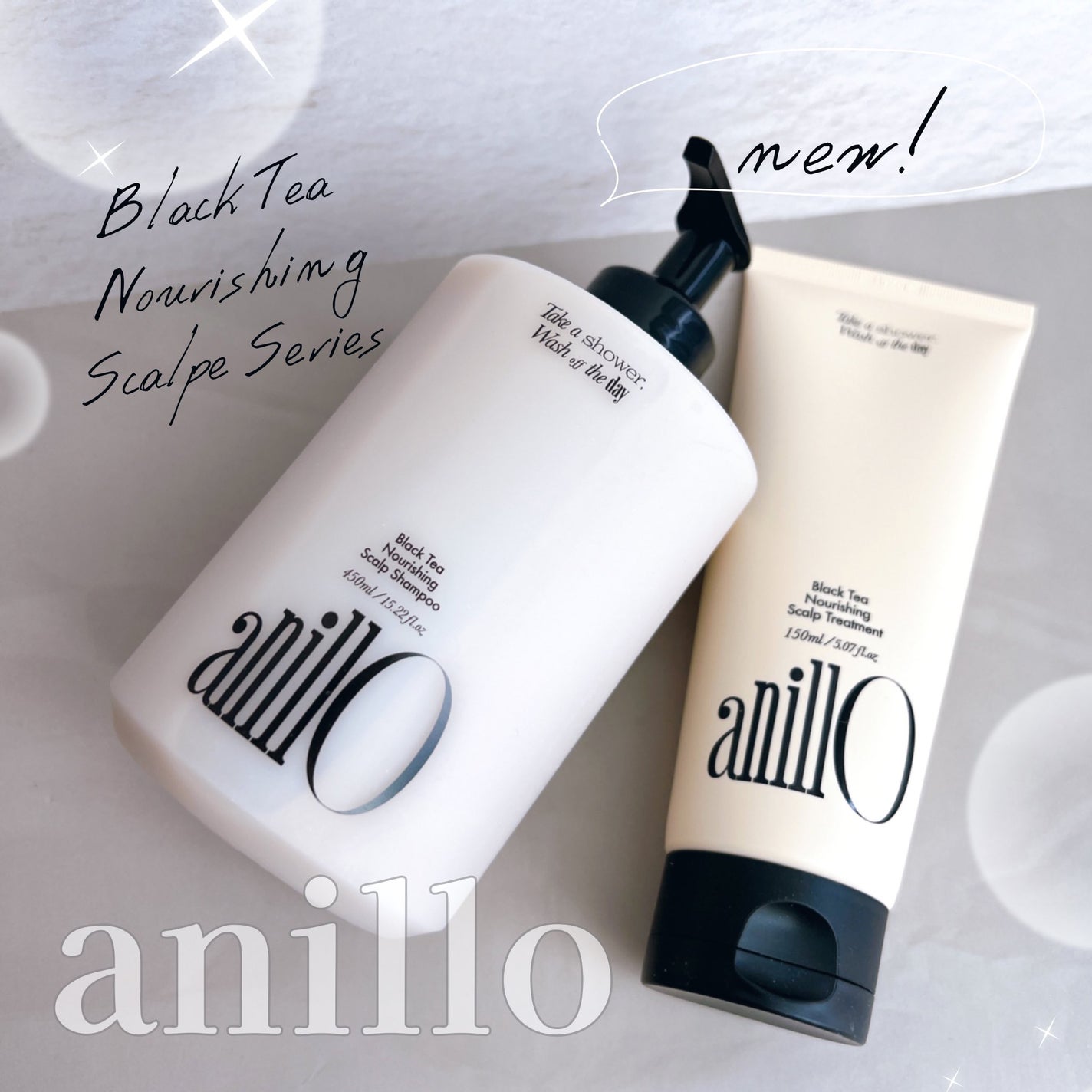 ブラックティー ナリッシング スカルプシャンプー/トリートメント/ANILLO/市販シャンプーを使ったクチコミ(1枚目)