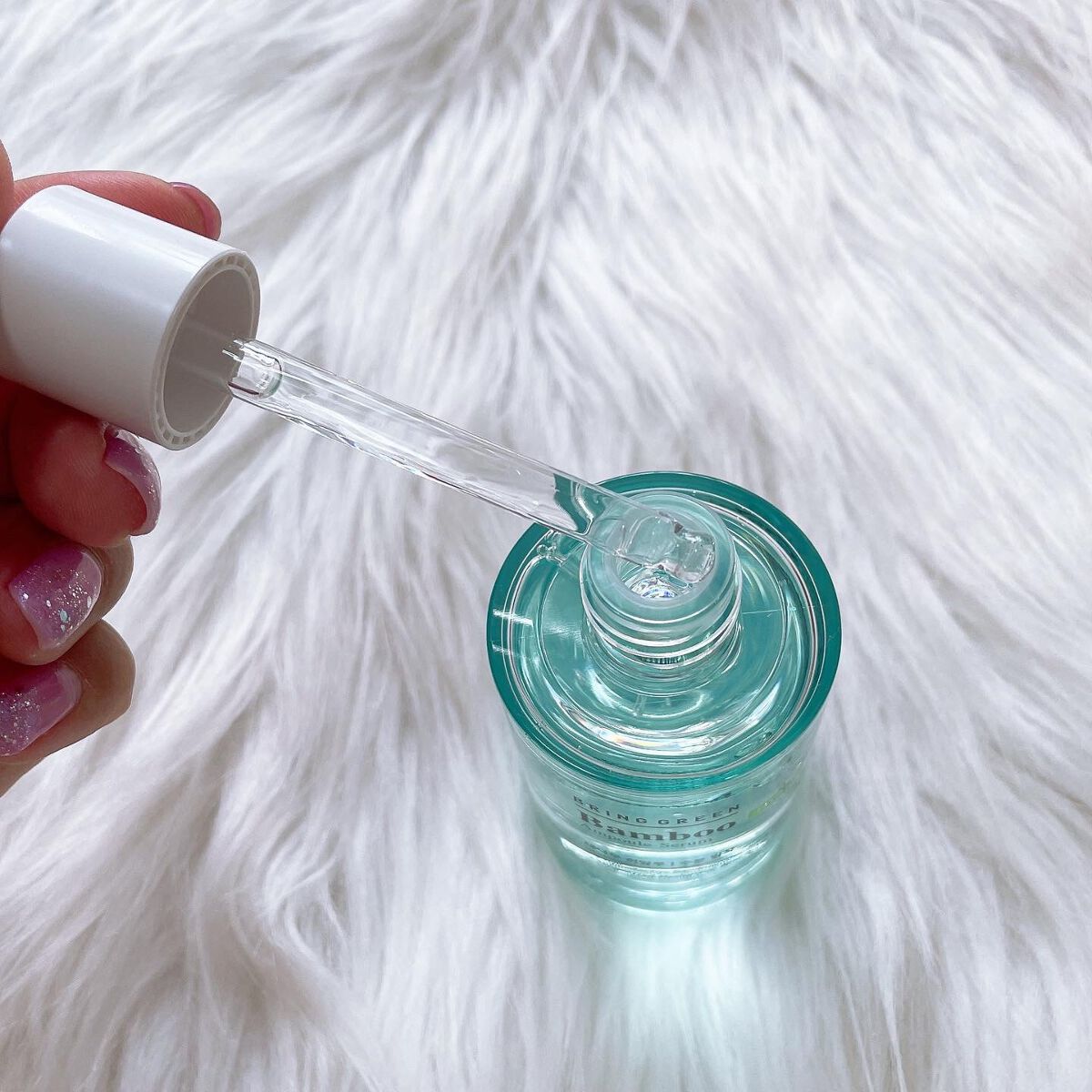 バンブーヒアルアンプルセラム/BRING GREEN/美容液を使ったクチコミ（3枚目）