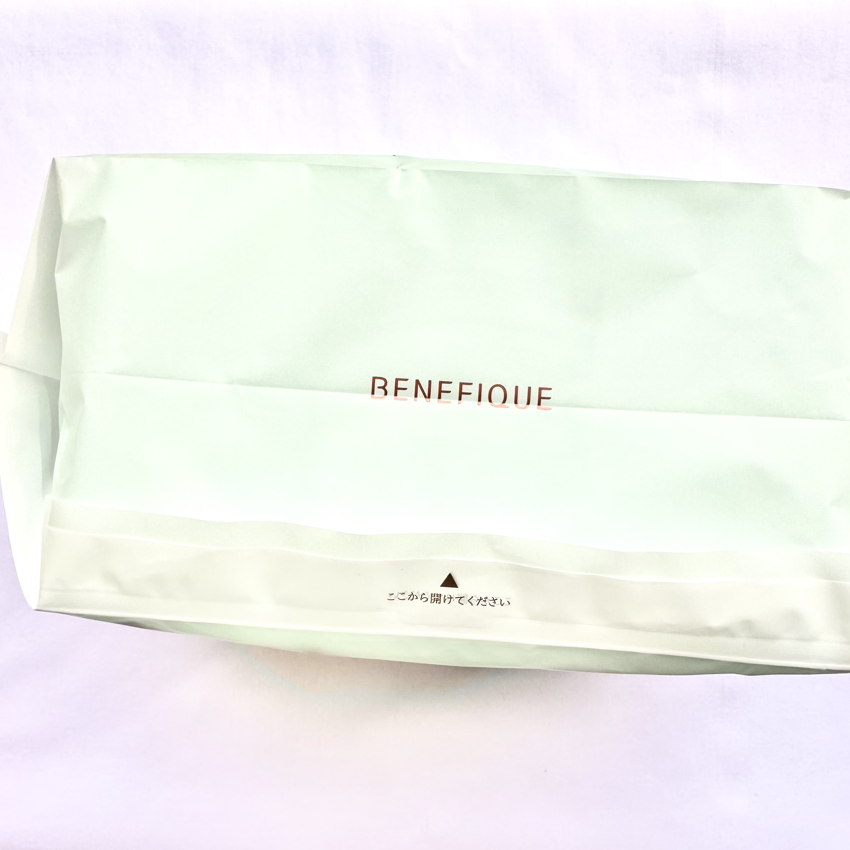 ダブルフェイスコットン N/BENEFIQUE/コットンを使ったクチコミ（2枚目）