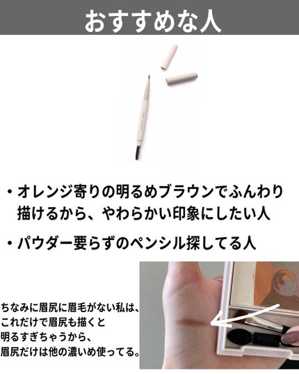 カラーブレンドアイブローペンシル/ディエム クルール/アイブロウペンシルを使ったクチコミ(9枚目)