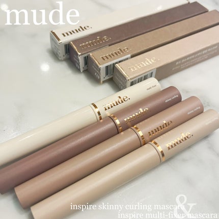 スキニーマスカラ/mude/マスカラを使ったクチコミ(1枚目)