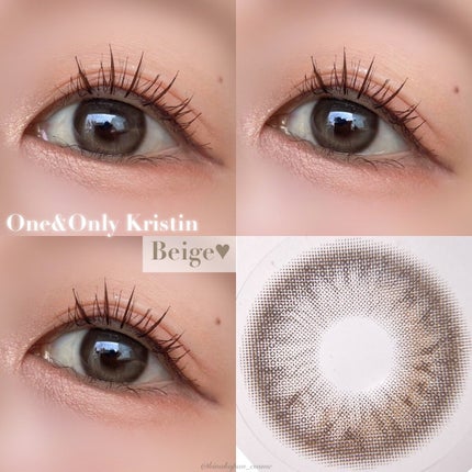 One & Only Kristin/Hapa kristin/カラーコンタクトレンズを使ったクチコミ(3枚目)