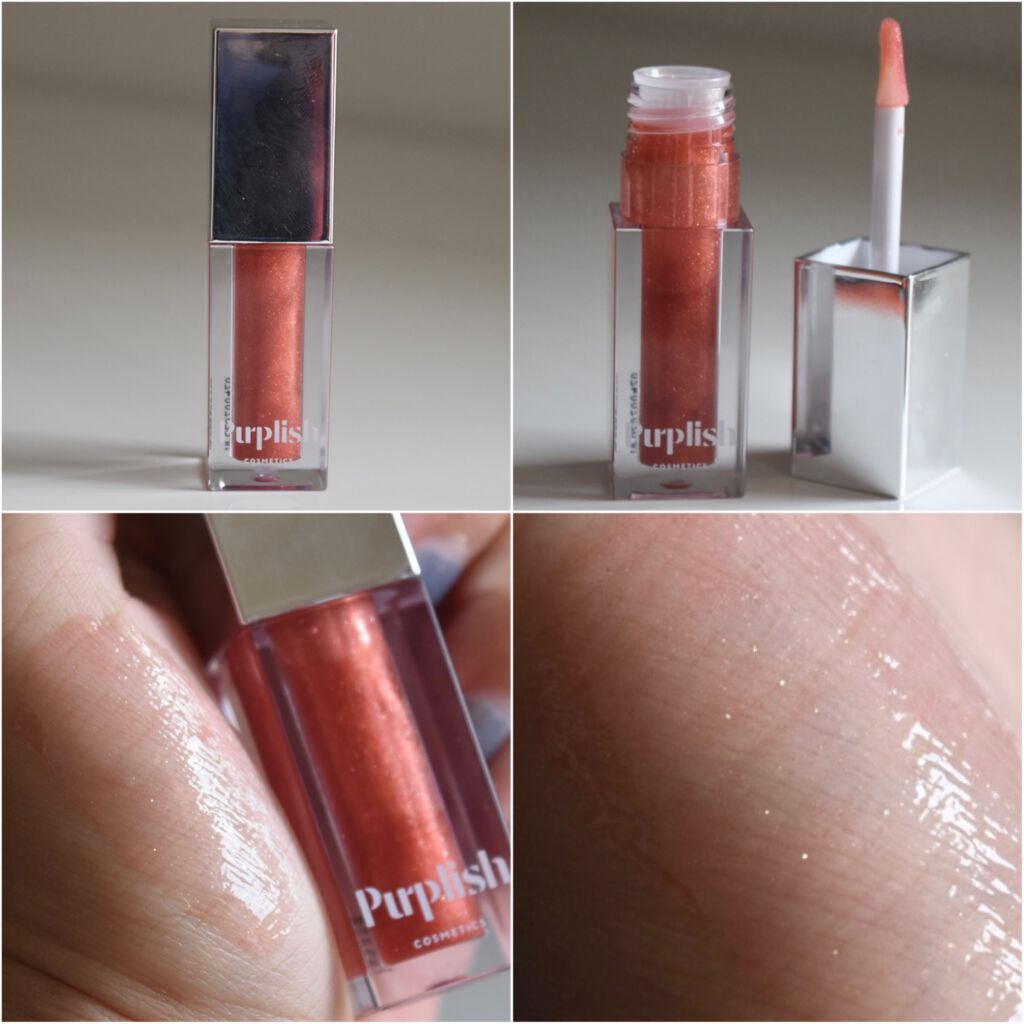 LUSTER GLOW LIP/purplish/リップグロスを使ったクチコミ(2枚目)