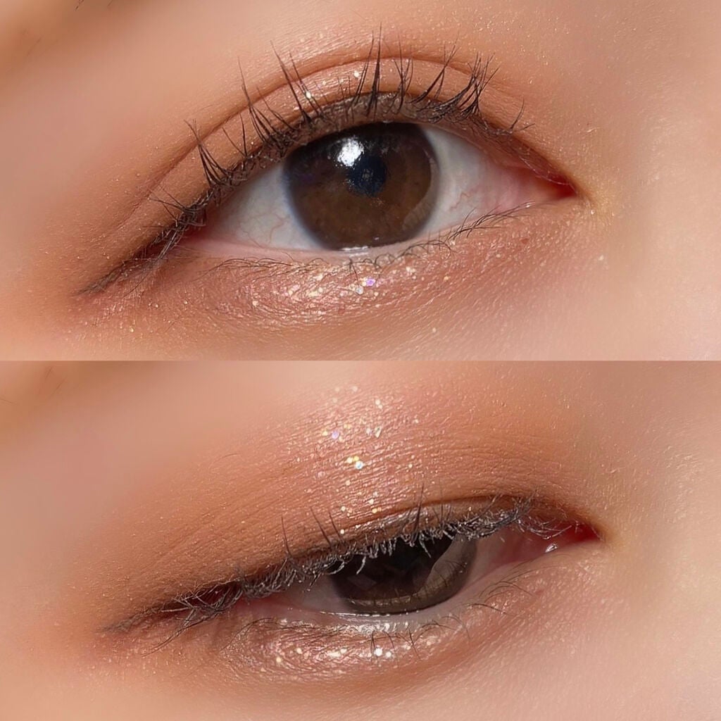 パールブリー アイグリッター トライアングル/BLACK ROUGE/グリッターを使ったクチコミ(5枚目)