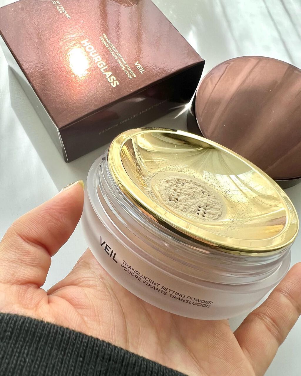 VeilTranslucentSettingPowder/HOURGLASS/プレストパウダーを使ったクチコミ(1枚目)