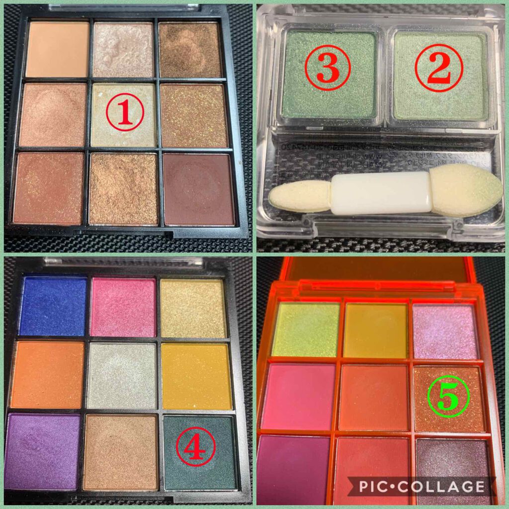 UR GLAM　BLOOMING EYE COLOR PALETTE/U R GLAM/アイシャドウパレットを使ったクチコミ（2枚目）